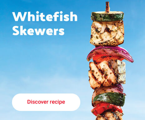 Whitefish skewer