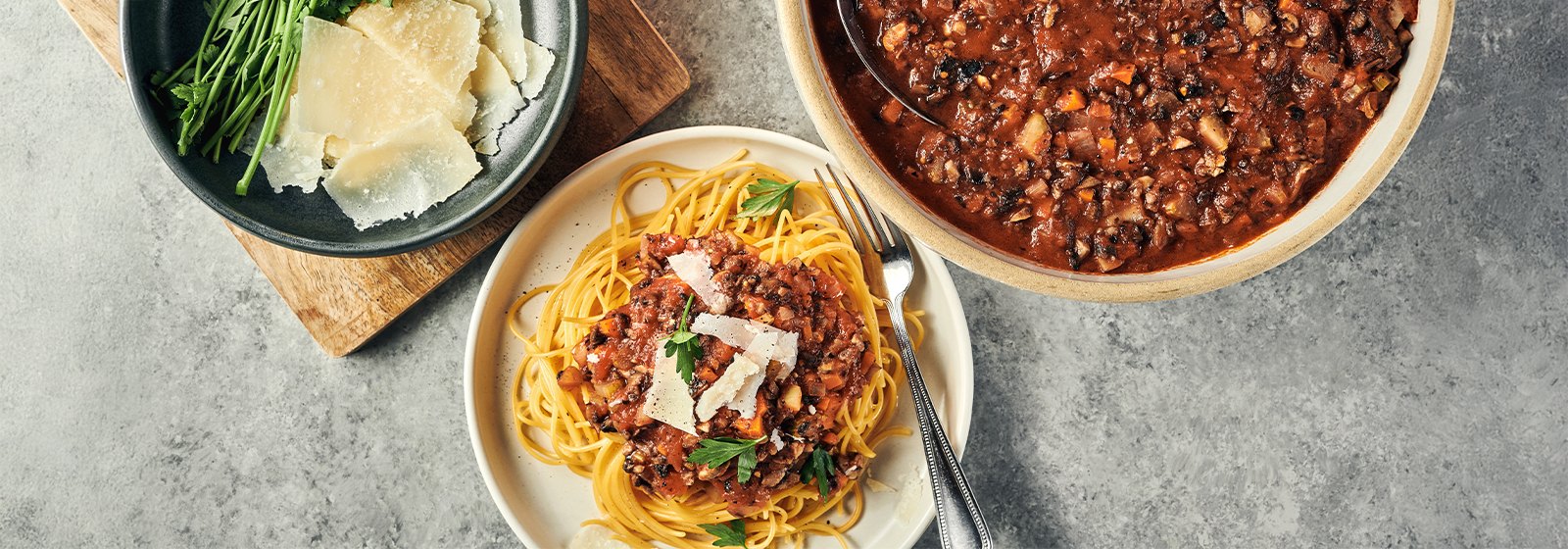 Bolognaise aux champignons