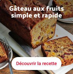 Gâteau aux fruits simple et rapide