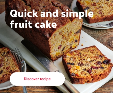 Quick and simple fruit cake