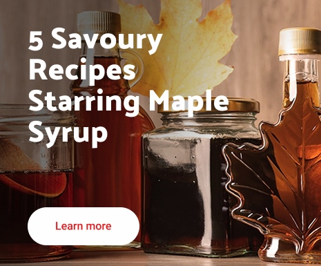 Savoury recipes starring maple syrup