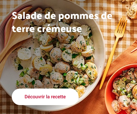 Salade de pommes de terre crémeuse