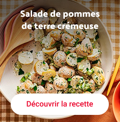 Salade de pommes de terre crémeuse