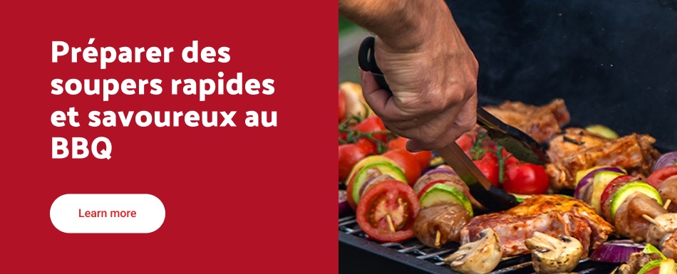 Préparer des soupers rapides et savoureux au BBQ