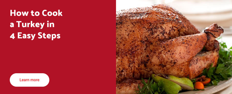 How to cook a turkey in 4 easy steps