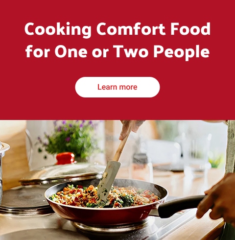 Cooking comfort food for one or two people