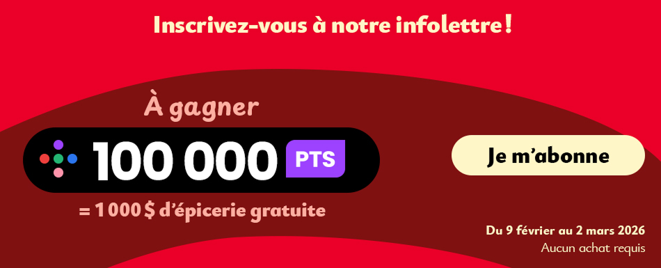 Inscrivez vouz a notre infolettre