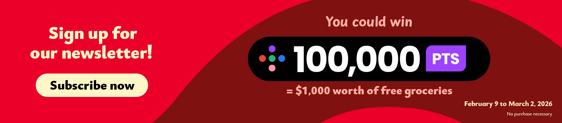 Sign up for our newsletter!