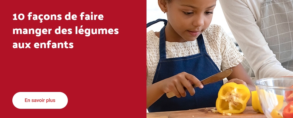 10 façons de faire manger des légumes aux enfants