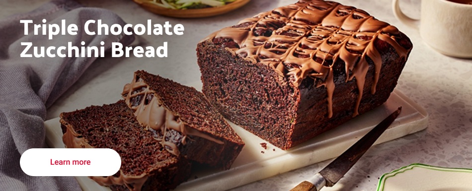 Triple Chocolate Zucchini Bread