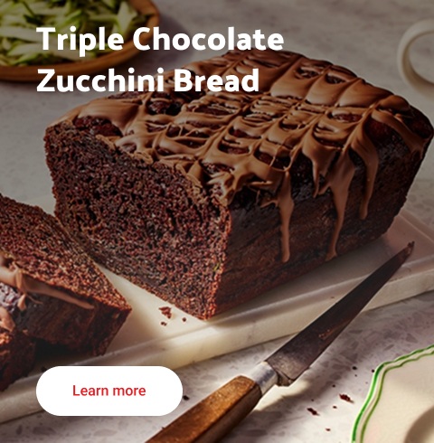 Triple Chocolate Zucchini Bread