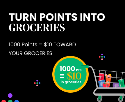 Turn Points Into Groceries
