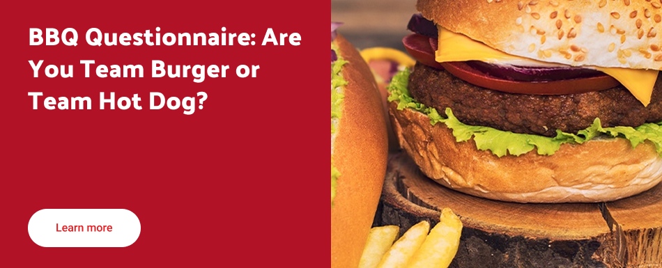 BBQ questionnaire: are you team burger or team hot dog?