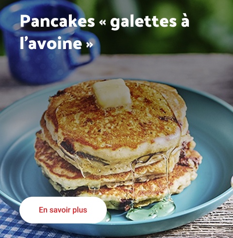 Pancakes « galettes à l’avoine »